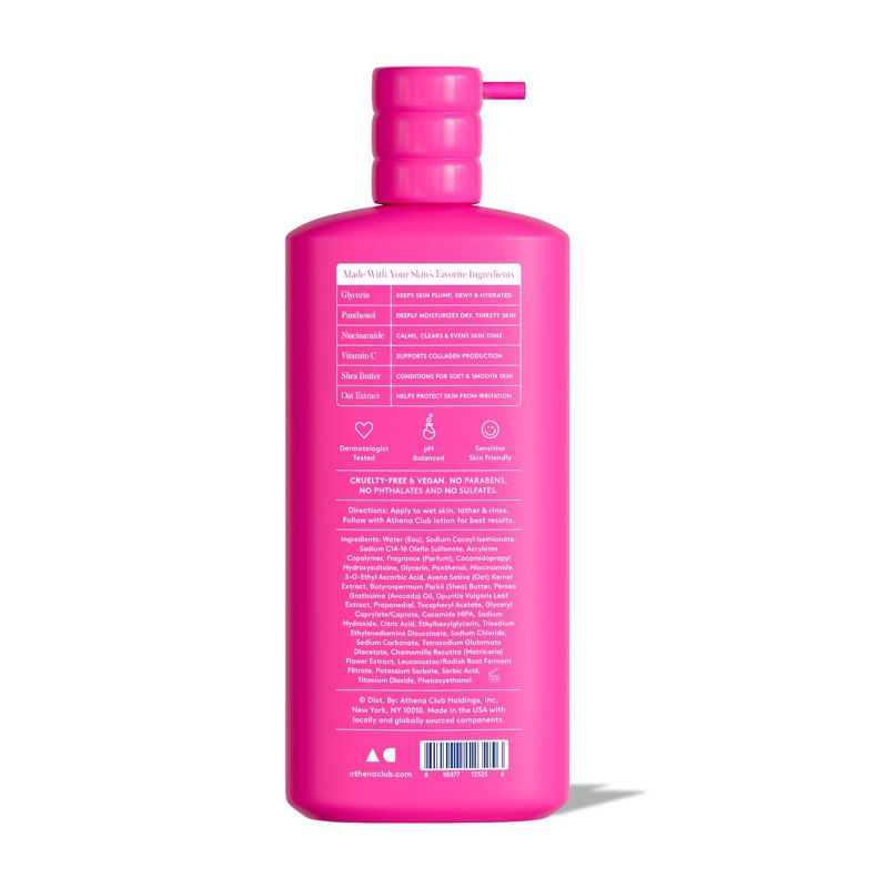 Athena Club Skin Replenishing Body Wash - Super Pink - 18 fl oz