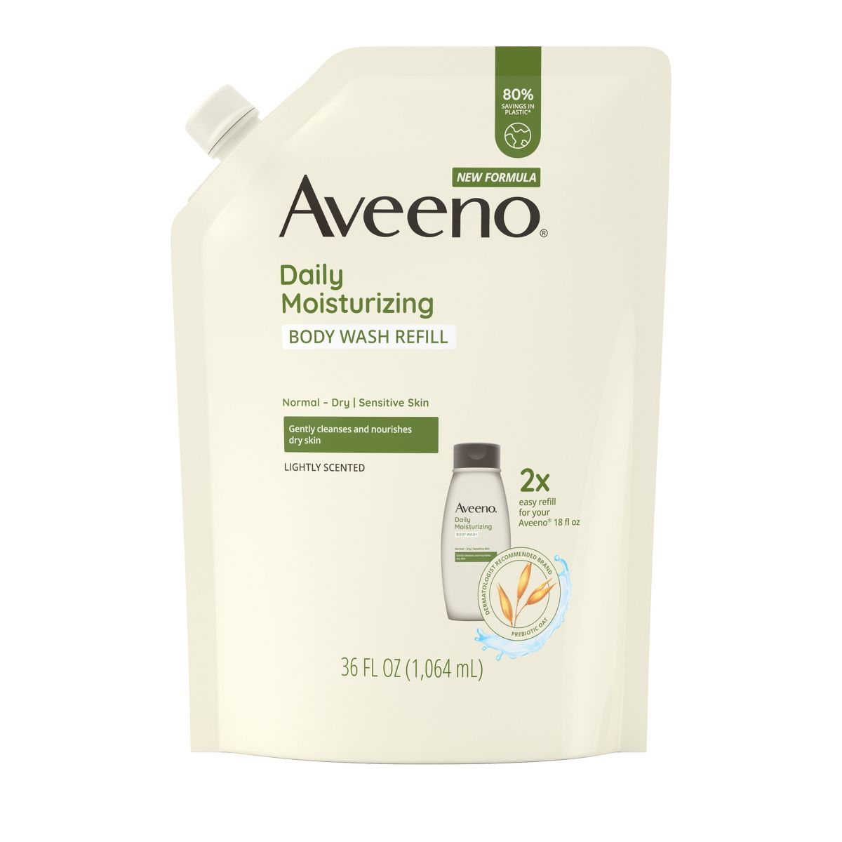 Aveeno Daily Moisturizing Body Wash with Soothing Oat - 33 fl oz