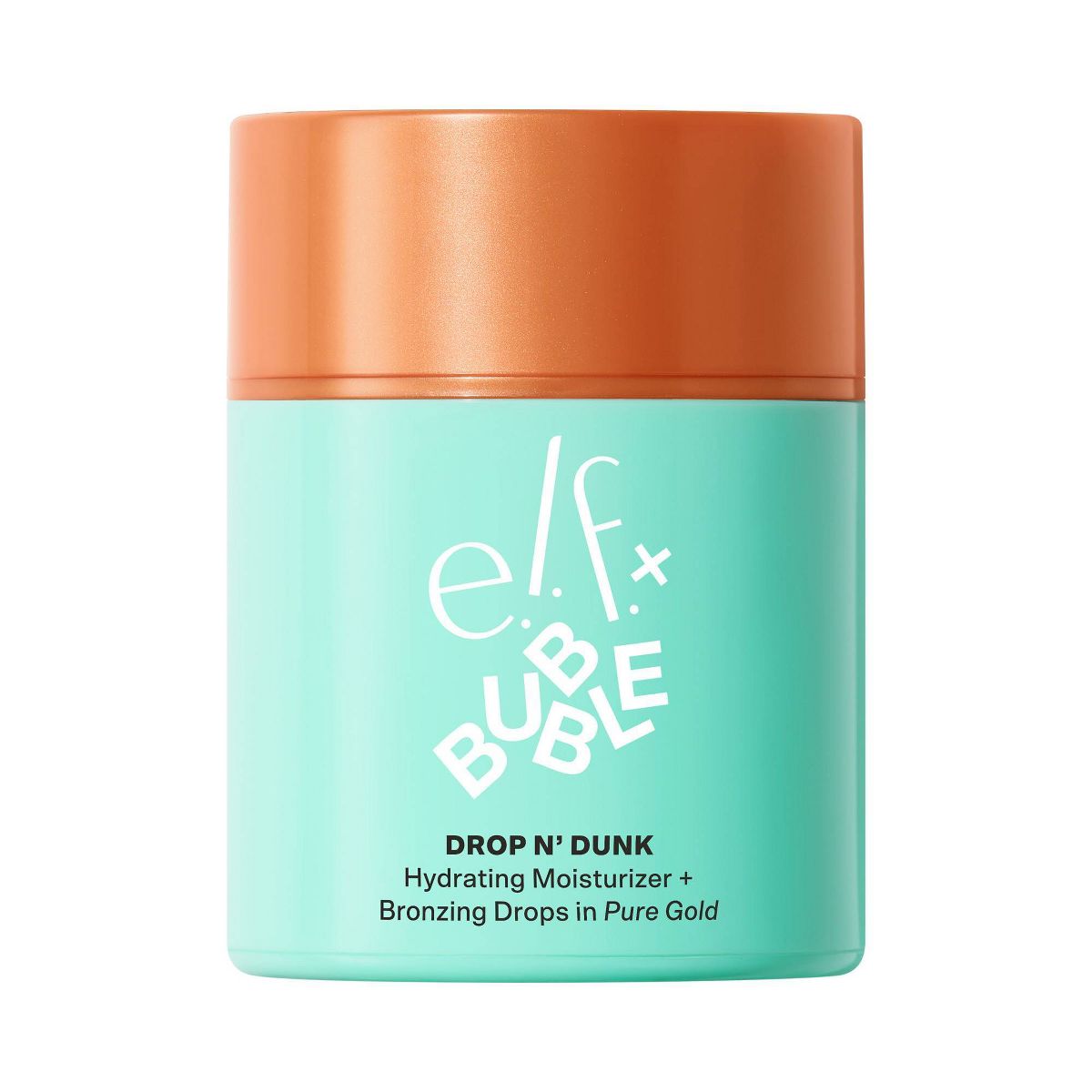 Bubble Skincare x e.l.f Drop N'Dunk Hydrating Moisturizer + Bronzing Drops - Copper Gold - 6oz
