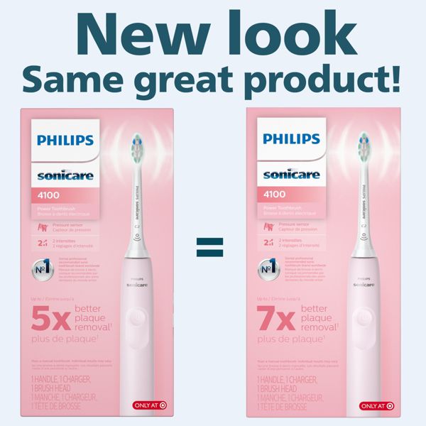 Philips Sonicare 4100 Plaque Control Rechargeable Electric Toothbrush - HX3681/23 - White