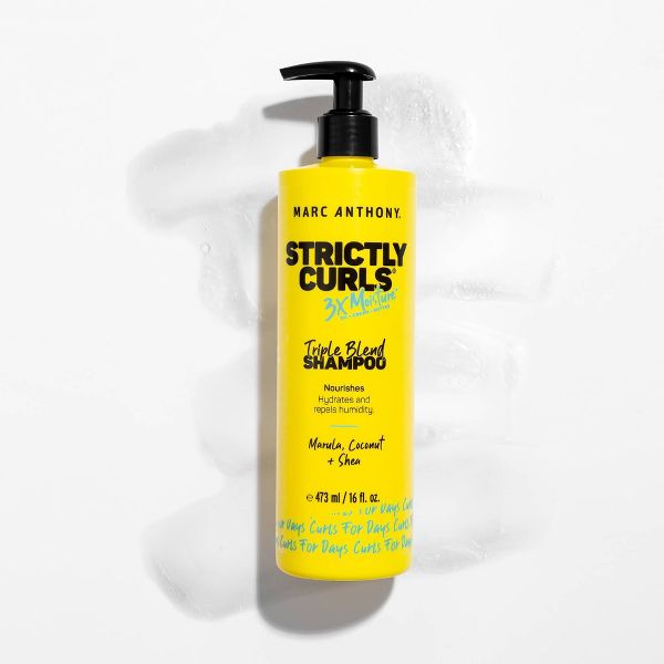 Marc Anthony Strictly Curls 3x Moisture Shampoo for Curly Hair - Shea Butter & Marula Oil - 16 fl oz