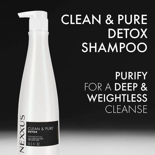 Nexxus Clean & Pure Nourishing Detox Shampoo with Elastin Protein and Marine Minerals - 13.5 fl oz