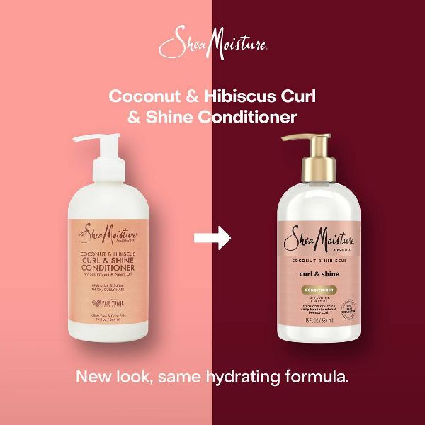 SheaMoisture Coconut & Hibiscus Curl & Shine Conditioner - 3.2 fl oz